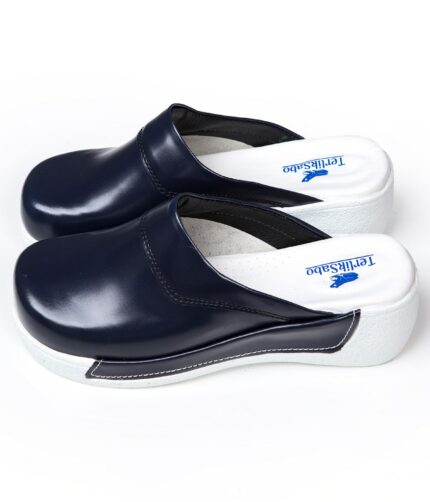 Terlik orto és kényelmes COMFY X cipő – sötétkék – fehér Eredeti Comfy X papucs terlikpapucs.hu