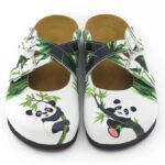 Terlik színes és orvosi parafa/EVA cipő cikcakk – papucs panda a fán Gyönyörű parafa papucs terlikpapucs.hu