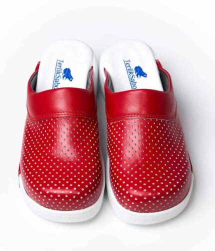 Terlik egészség színű COMFY X cipő – piros papucs Eredeti Comfy X papucs terlikpapucs.hu