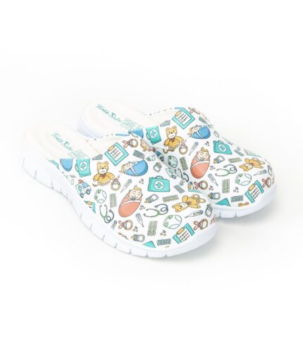 Terlik orto színű COMFORTFLEX cipő – papucs születési minta Az egészségügyi személyzet számára terlikpapucs.hu