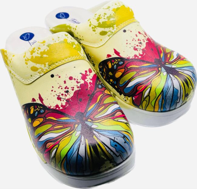 Terlik stílusos színes AIR cipő – lepke papucs Egyedi AIR és AIR LIGHTY papucsok terlikpapucs.hu