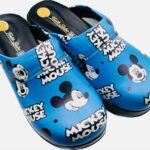 klumpa női Az egészségügyi személyzet számára Terlik női stílusos színes AIR cipő – fekete-kék Mickey egér papucs 4