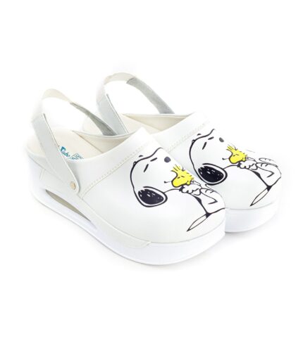 Terlik stílusos színes AIR cipő – Snoopy papucs sarokpánttal Az egészségügyi személyzet számára terlikpapucs.hu